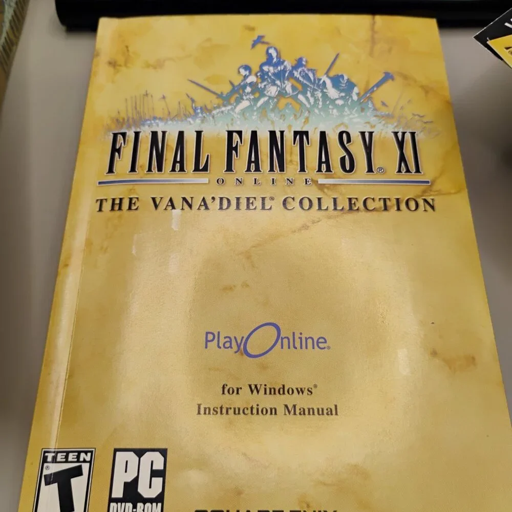 PC DVD ROM Final Fantasy XI The Vana' Diel Collection Windows software 2001-2005